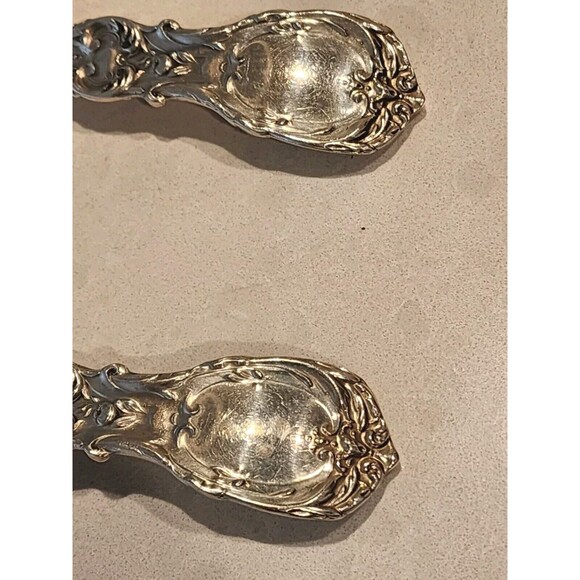 Beautiful Reed & Barton Francis 1st Fork & Spoon Salad Set Old Marks - Picture 8 of 9